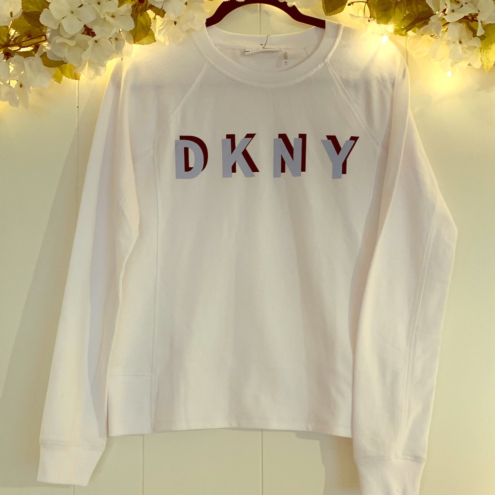DKNY Fitness sweatshirt, white